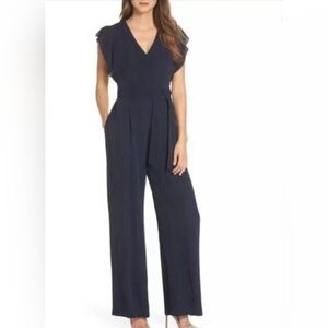 Eliza J Deep Blue Jumpsuit